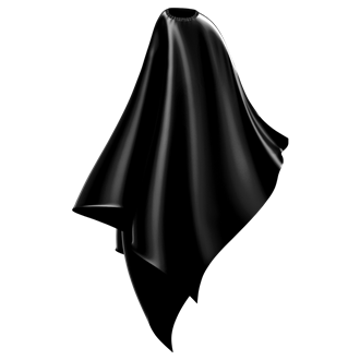 Wahl Hair Cutting Polyester Cape - Black