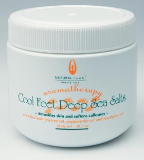 Natural Look Cool Feet Deep Sea Salts - 500g