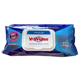 Whiteley Disinfectant V-Wipes - 80pk