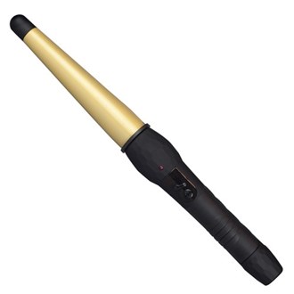 Silver Bullet Fastlane Large Ceramic Conical Curling Iron  - Gold