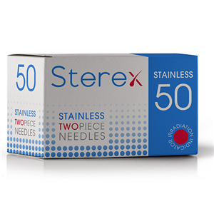 Sterex Electrolysis Needles Stainless Steel 2 Piece