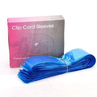 Disposable Blue Plastic Sleeves - 125pk