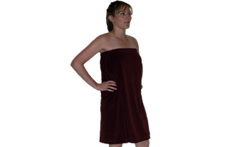 Body Wrap Gown Single Sided Towelling