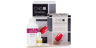 *CND Offly Fast Remover Wrap Home Kit