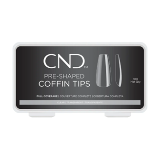CND Pre-Shaped Coffin Tips