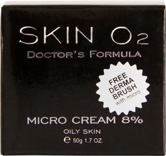 Skin O2 Micro Cream Exfoliator Scrub 8% - 50g