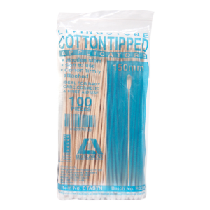 Livingstone Cotton Tip Applicator Wooden Stem 15cm - 100pk
