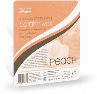 Natural Look Peach Paraffin Wax - 1kg
