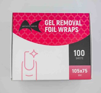 Artist Choice Gel Removal Foil Wraps - 100pk