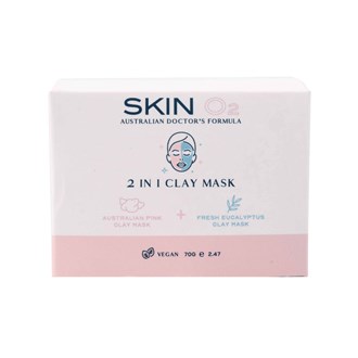 Skin O2 2 in 1 Clay Mask - 70g