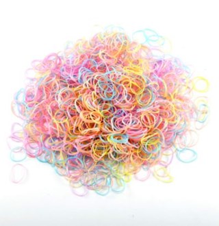 *Ultra Small Elastic Hair Ties  1500pk