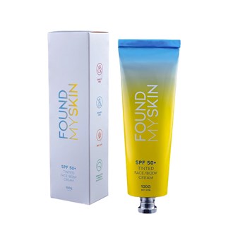 Found My Skin Tinted Mineral SPF 50+ Face Body Cream - 100g